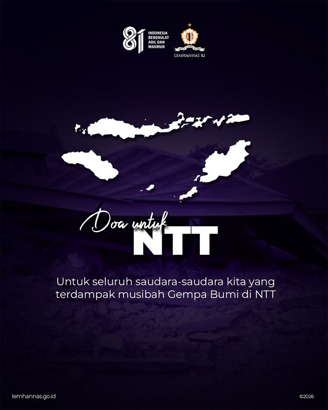 Keluarga besar Lemhannas RI berbelasungkawa atas g...