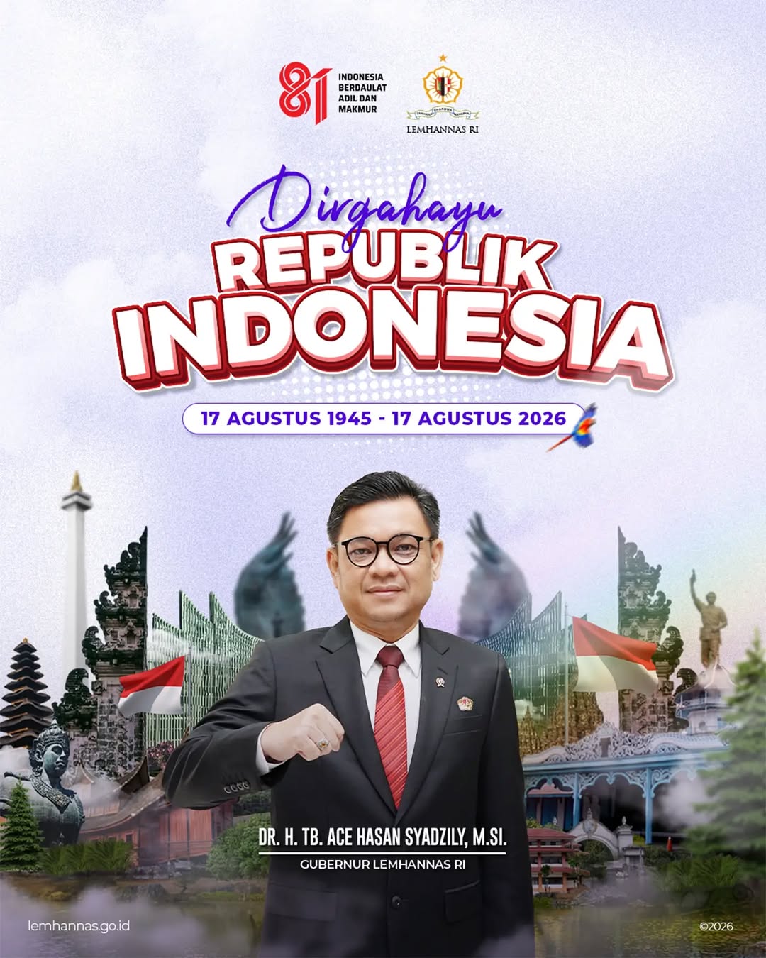 Kemerdekaan harus selalu dijaga walau menghadapi t...