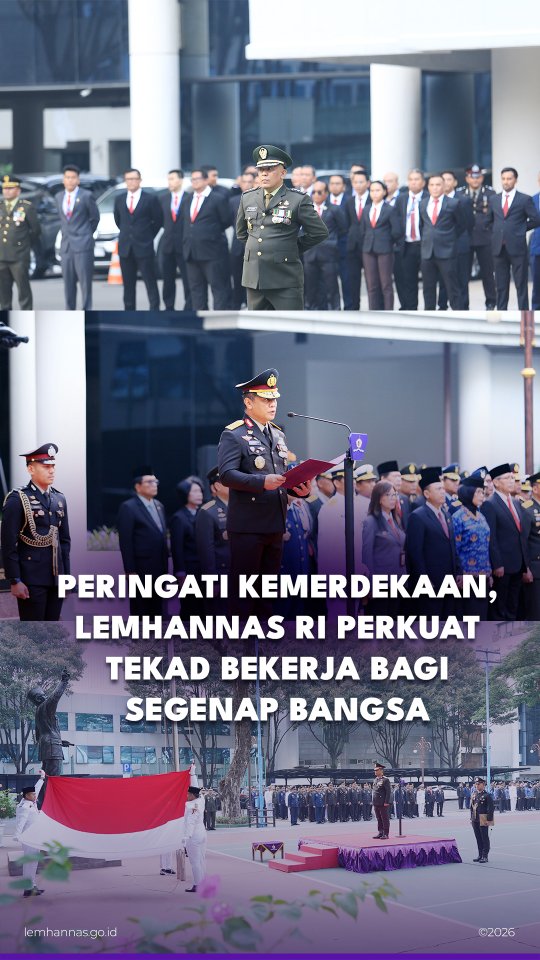 Seluruh personel dan peserta pendidikan Lemhannas ...