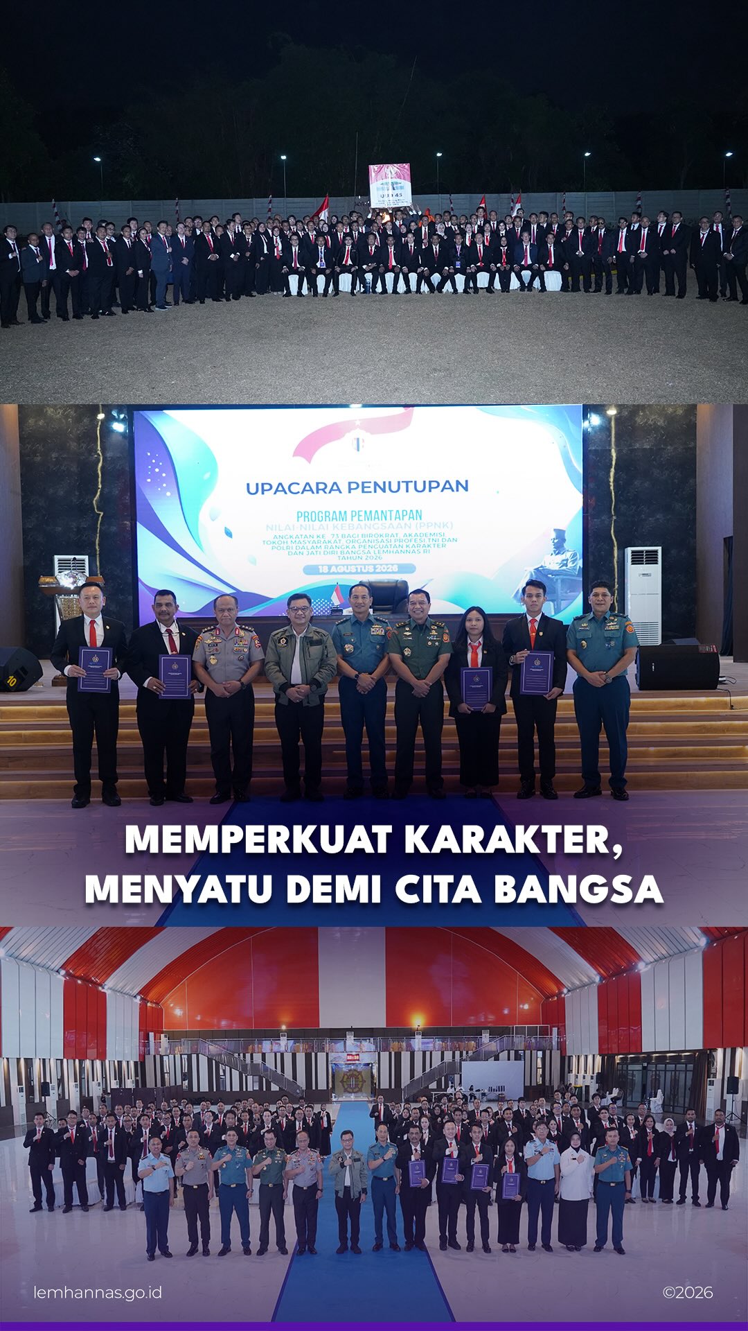 Kemandirian bangsa tidak hanya dibangun dari sisi ...