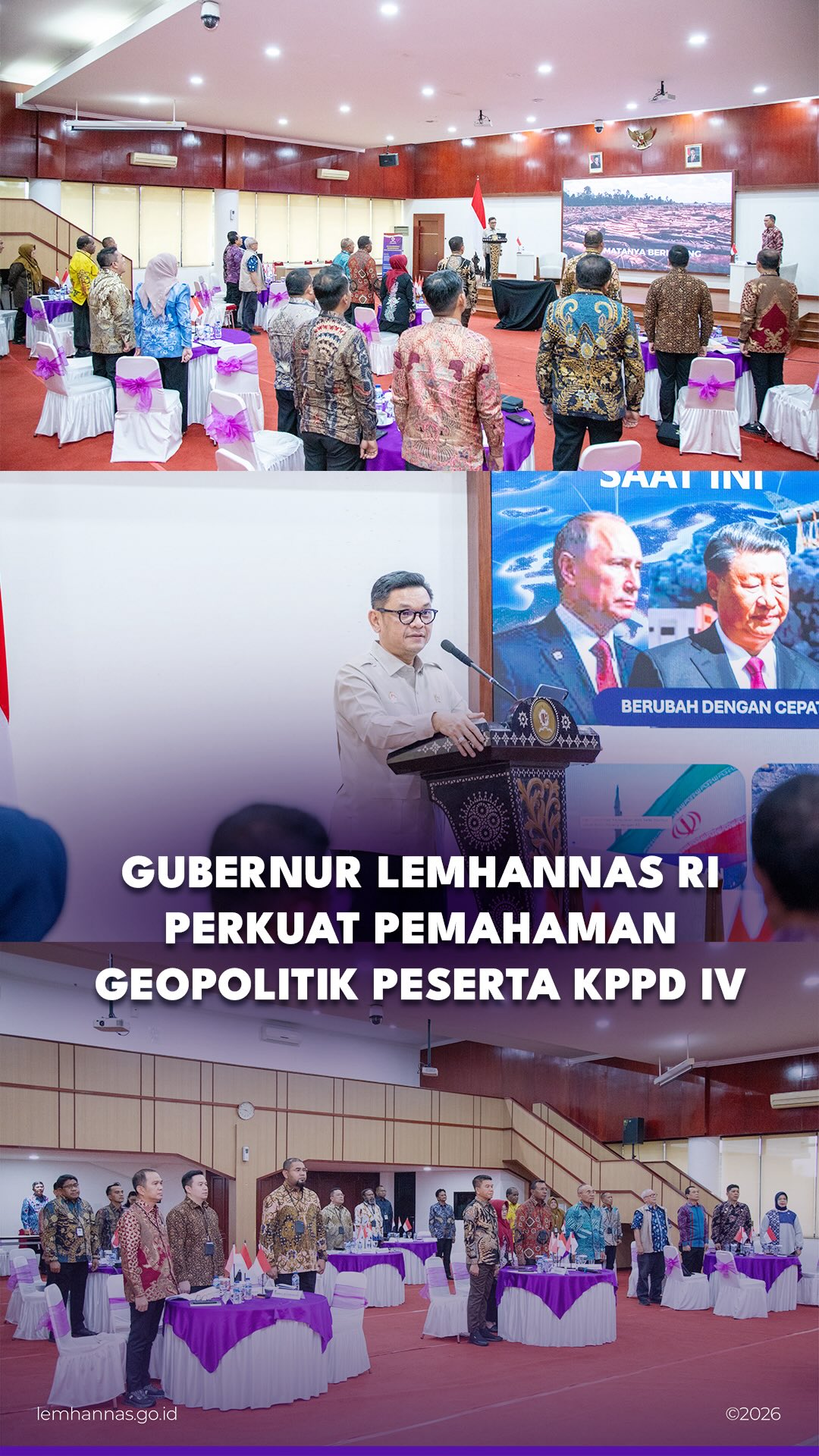 Dinamika geopolitik dunia dipaparkan Gubernur Lemh...