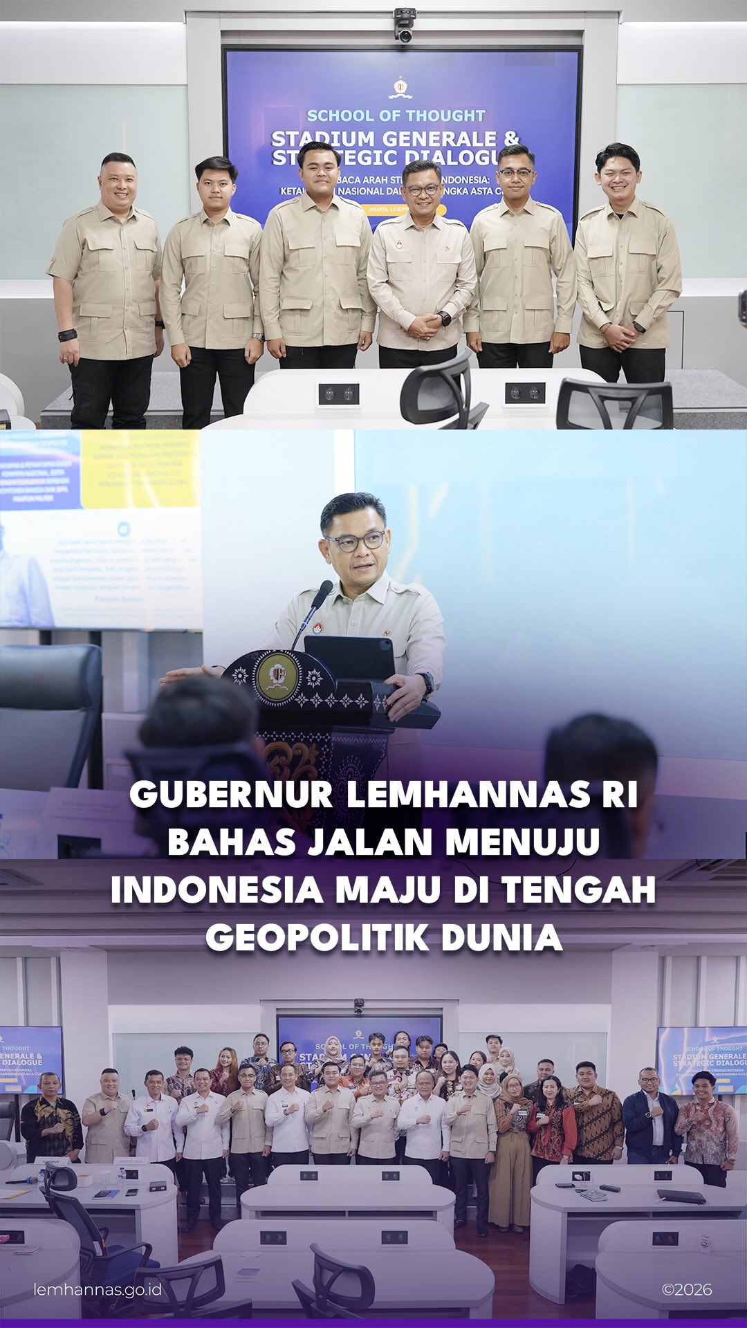 Gubernur Lemhannas RI Dr. H. TB. Ace Hasan Syadzil...