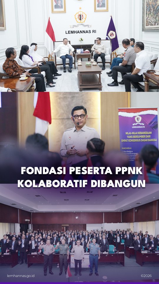 Selepas upacara pembukaan, para peserta PPNK Kolab...