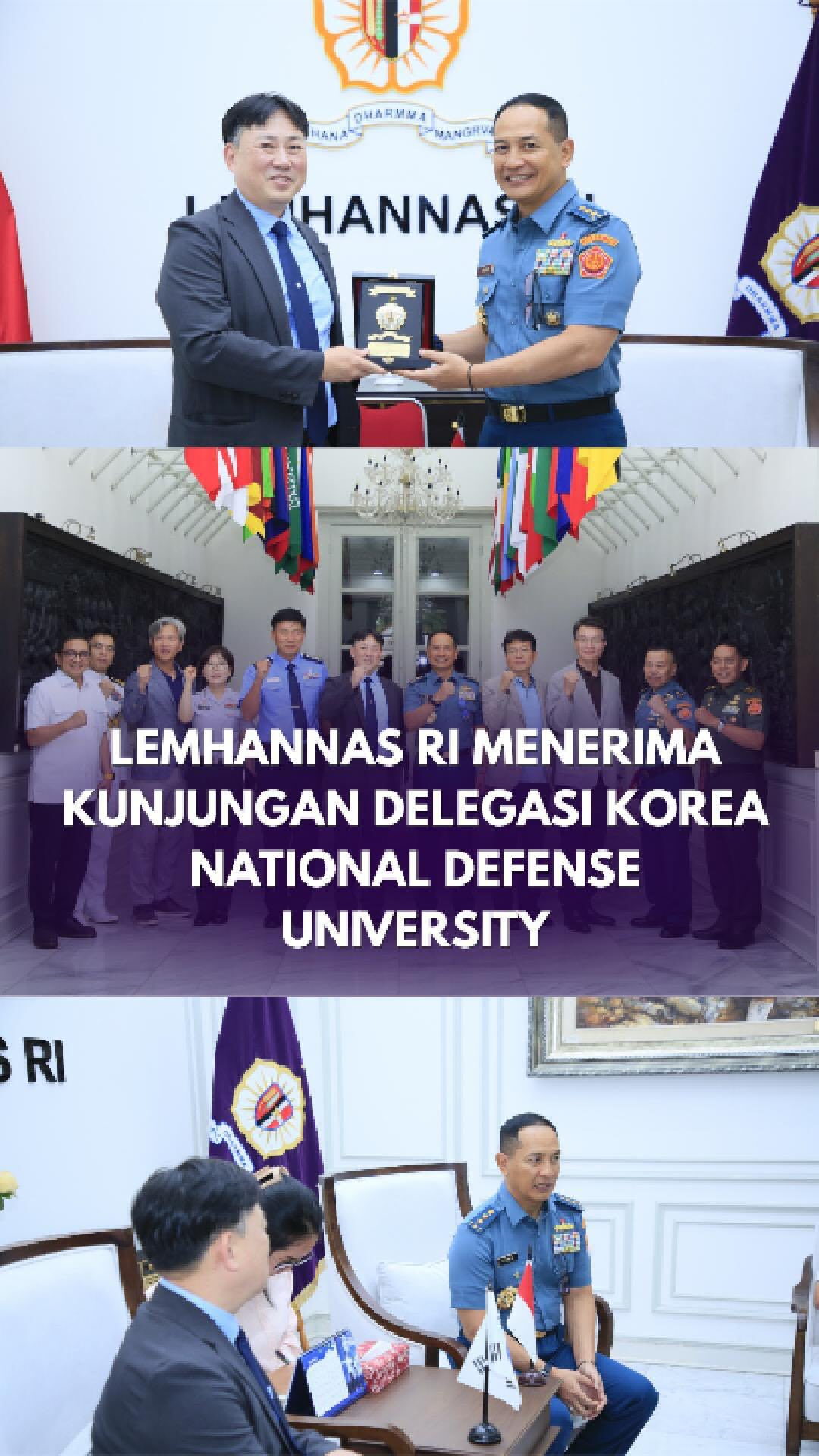Lemhannas RI pagi tadi menerima kunjungan delegasi...