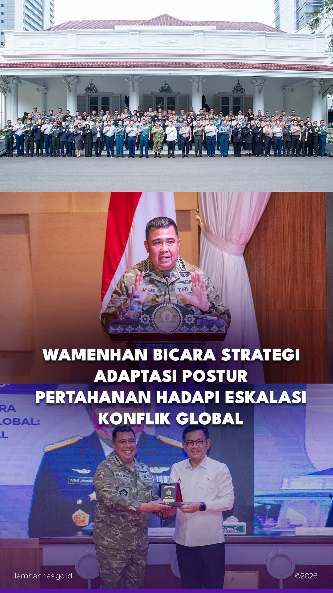Wakil Menteri Pertahanan bidang Logistik, Industri...