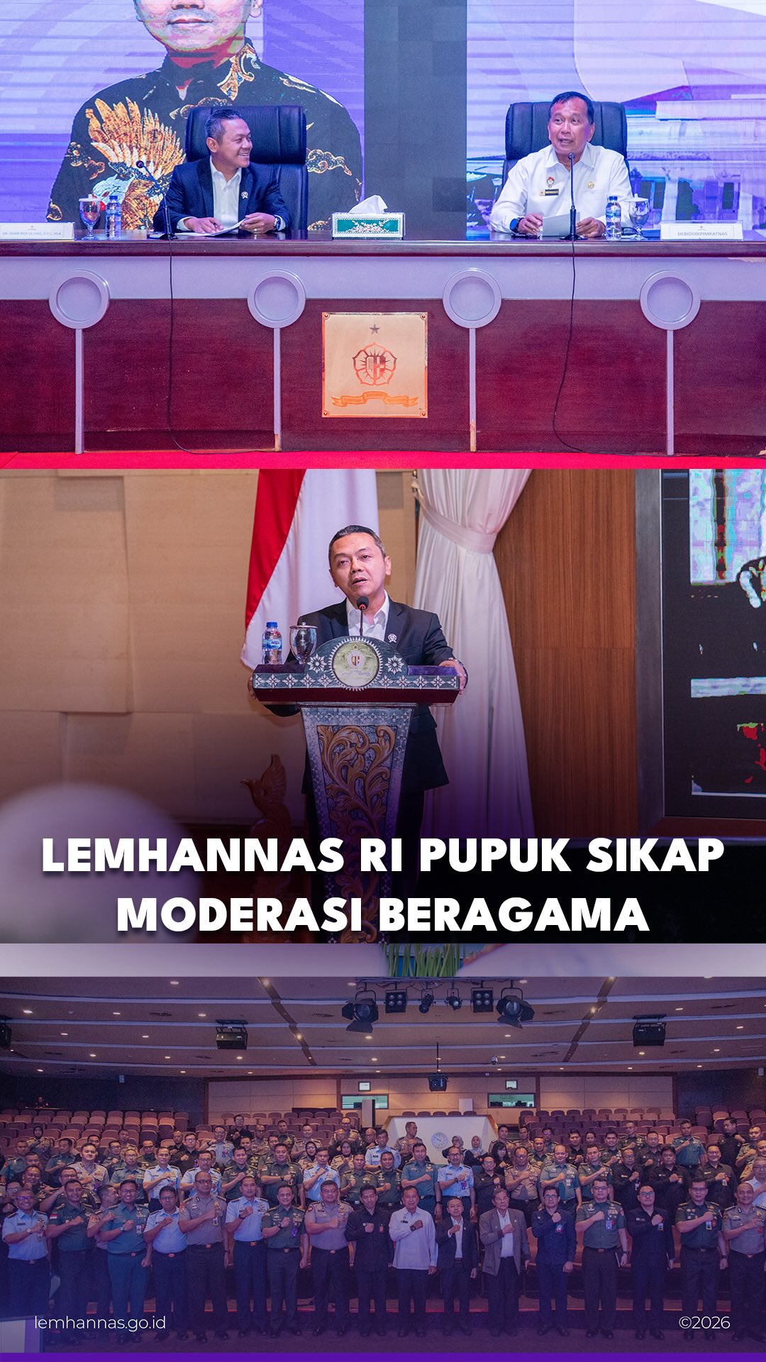 Lemhannas RI membekali para personel dan peserta p...