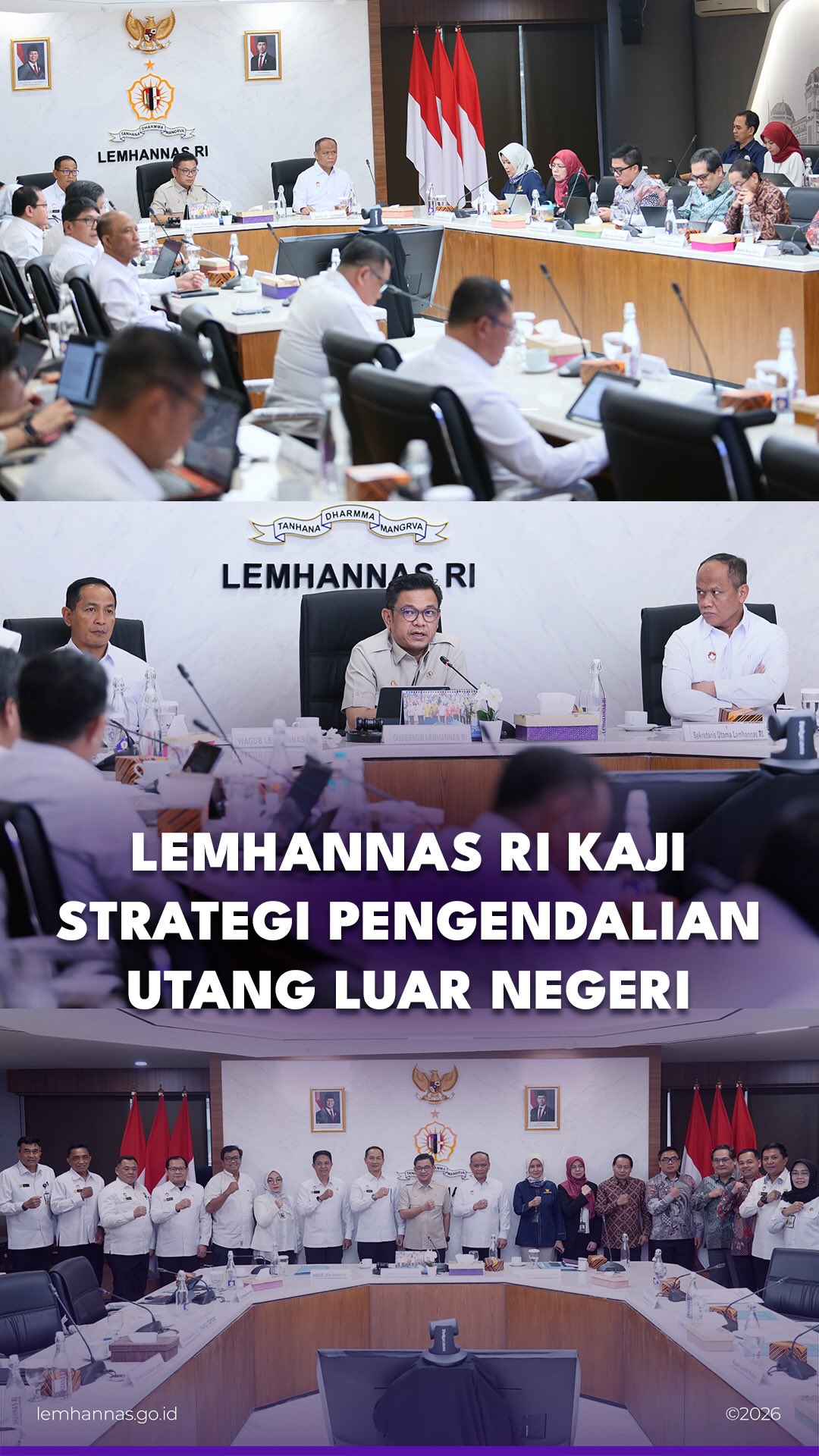 Pengendalian utang luar negeri secara terpadu perl...