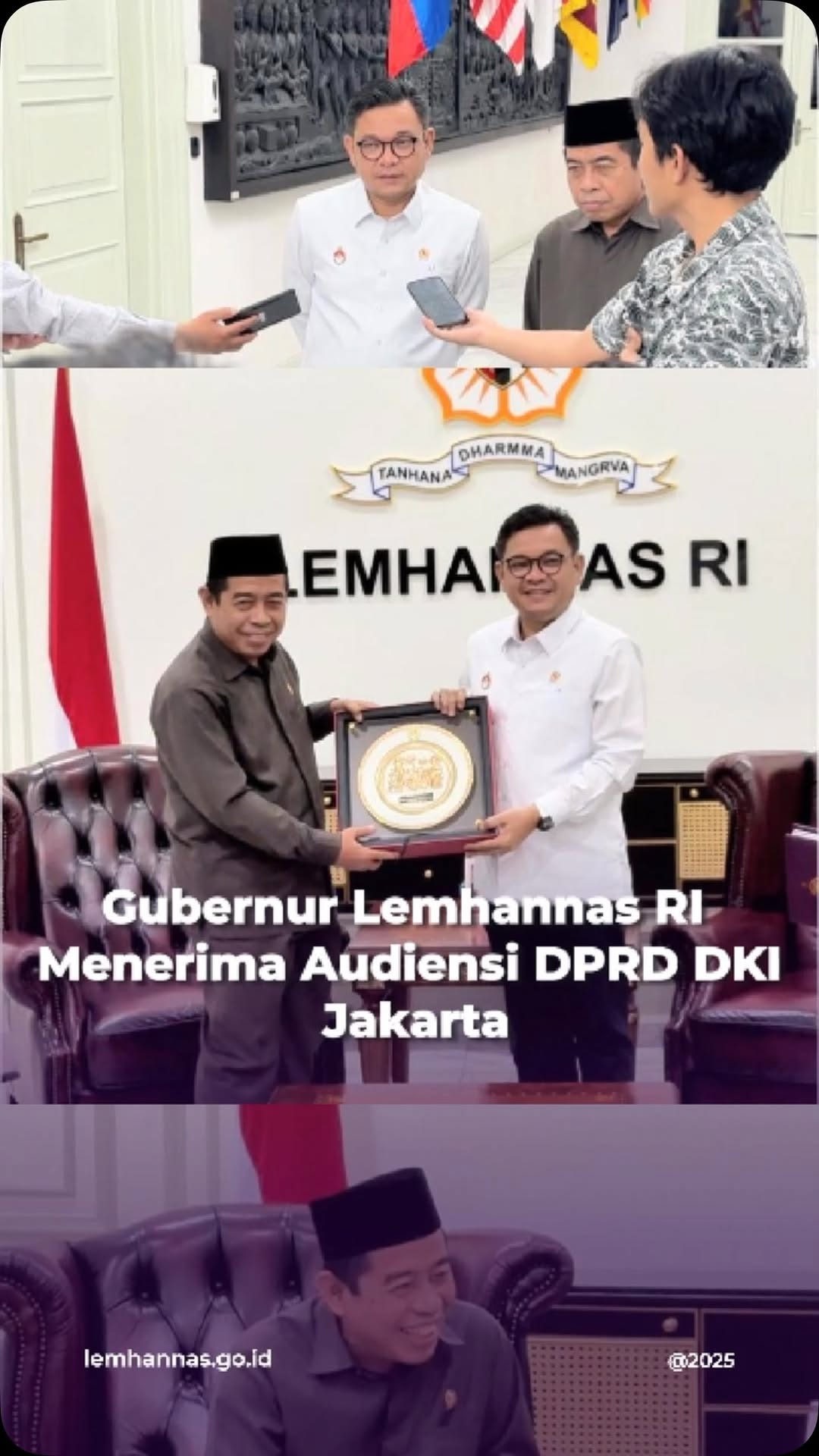 Ketua DPRD DKI Jakarta Drs. H. Khoirudin, M.Si ber...