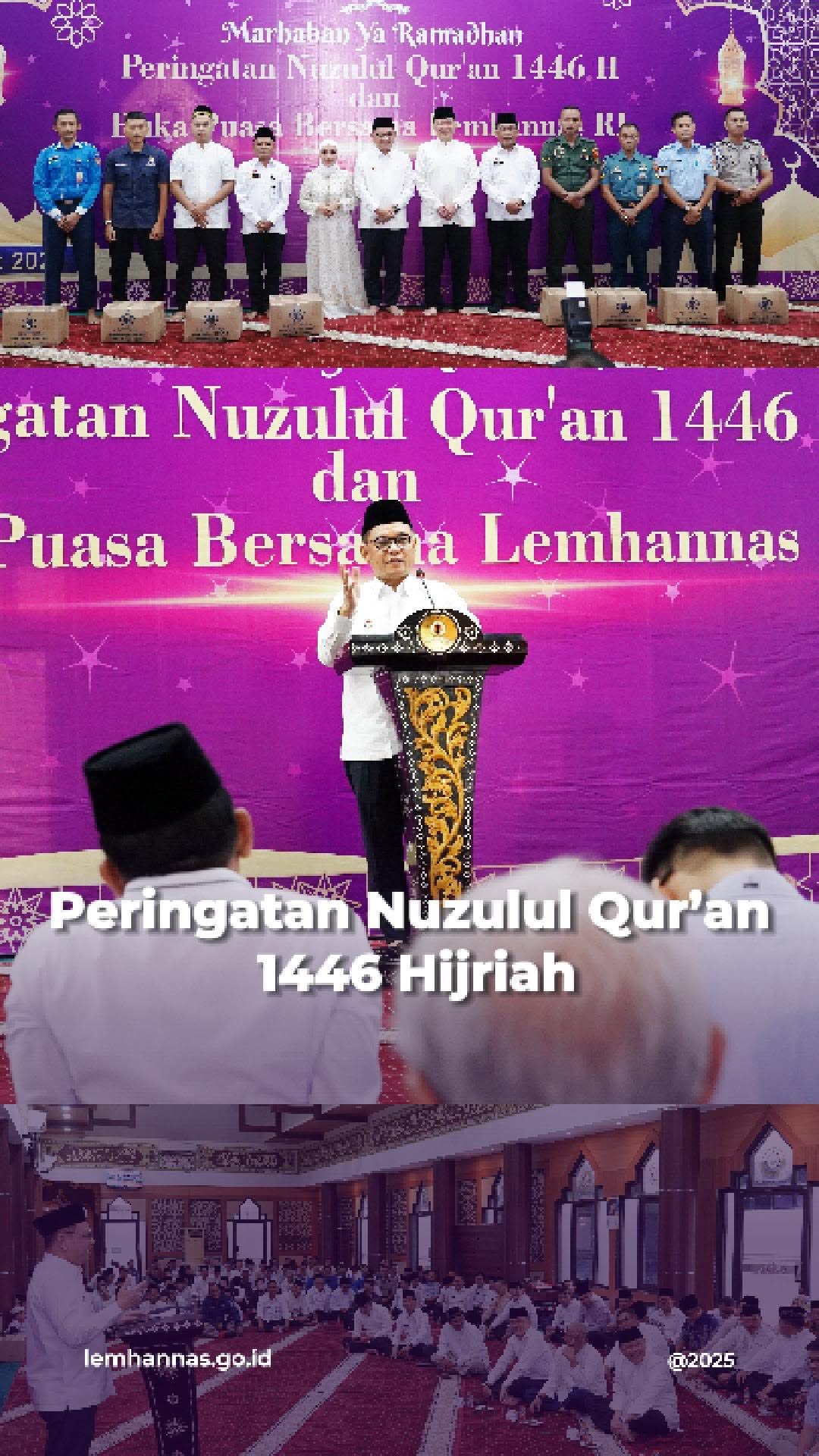 Para personel muslim dan peserta P4N Lemhannas RI ...