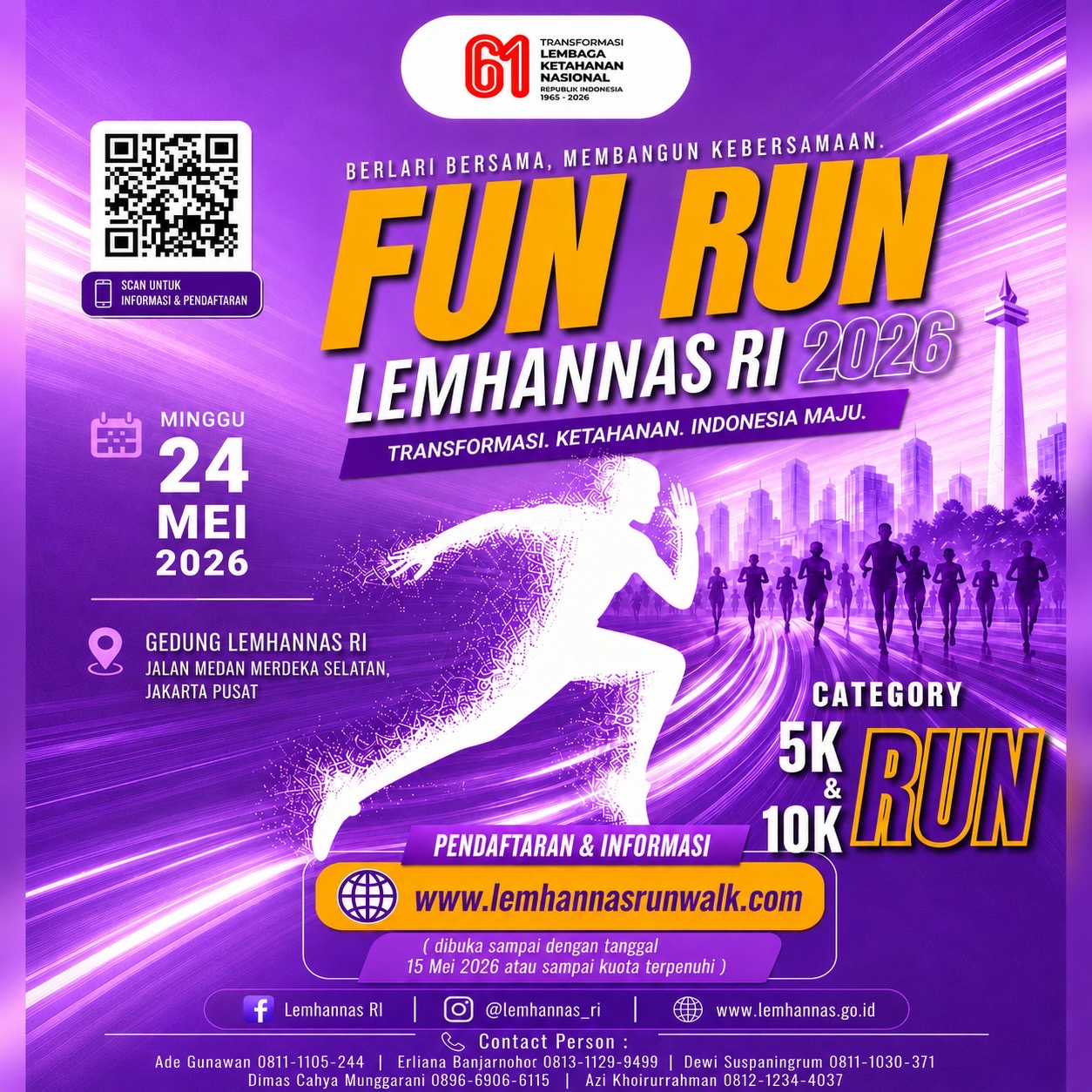 Fun Run Lemhannas RI 2026