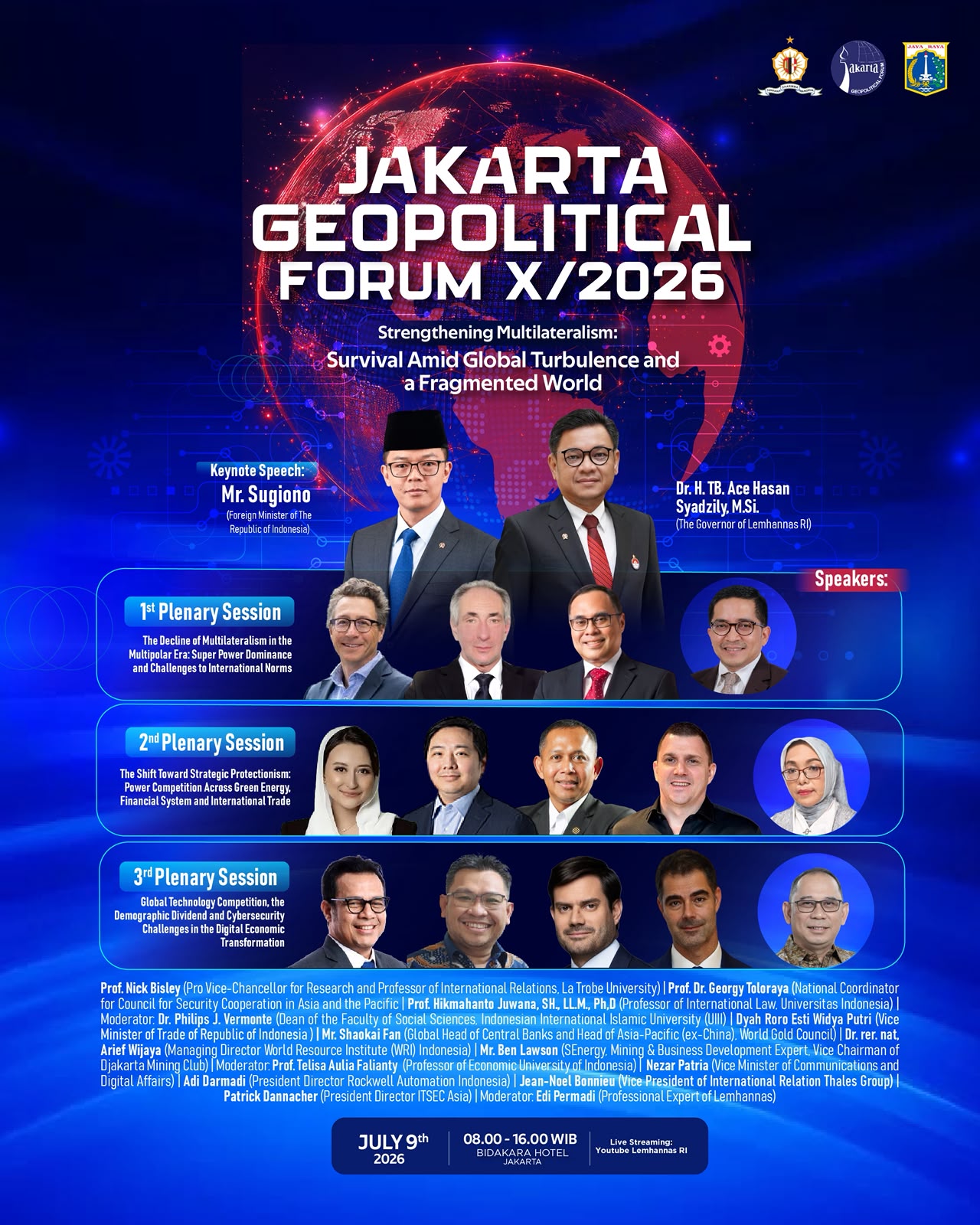Jakarta Geopolitical Forum (JGF) X/2026